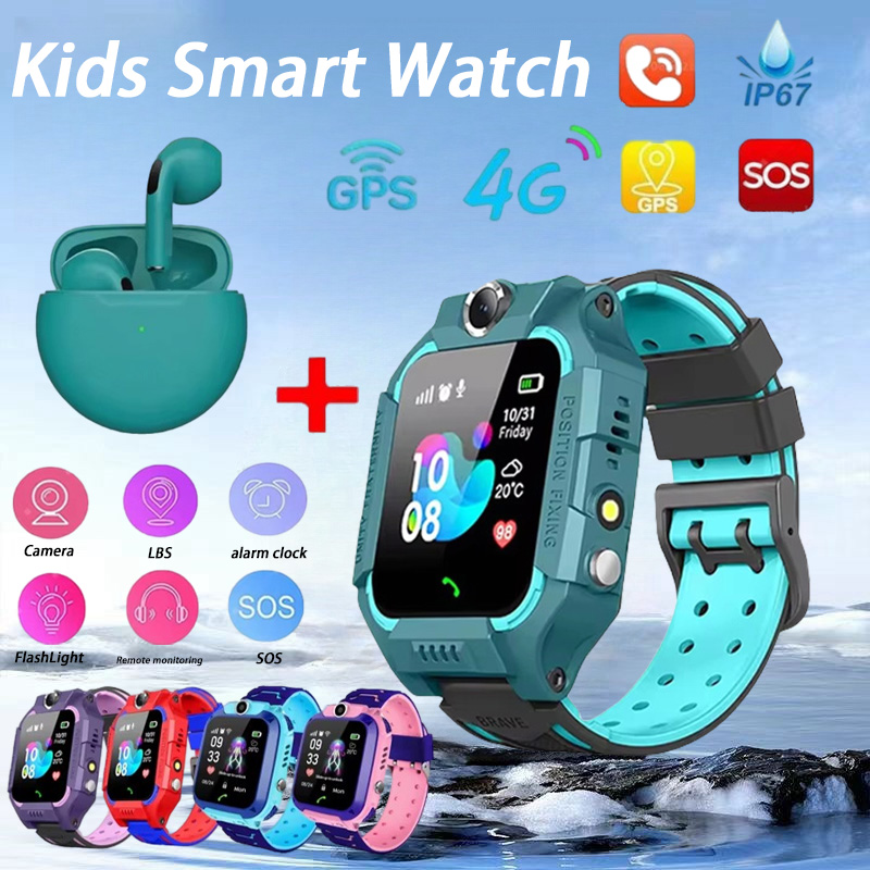 Kids Smartwatch Gps - 어린이용 스마트 워치 SOS 휴대폰 시계,