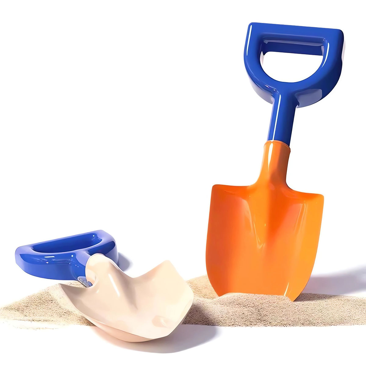 Kinetic Sand Mold - 1/2PCS 어린이 해변 삽 또는 접는
