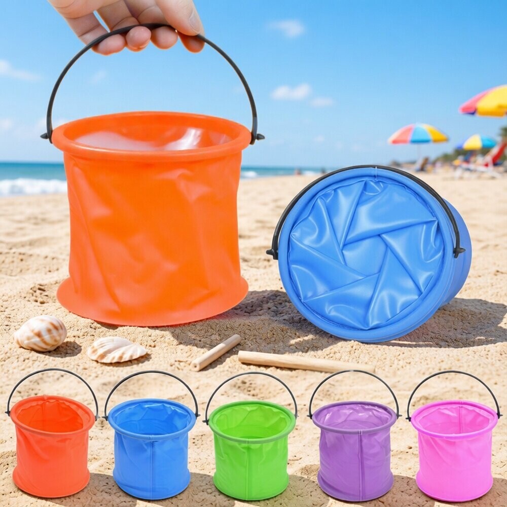 Kinetic Sand Mold - 휴대용 접이식 버킷 다기능 낚시용 생물통