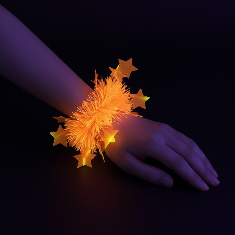 Glow In Dark Stars - 네온 글로우 스타 레이 세트 UV