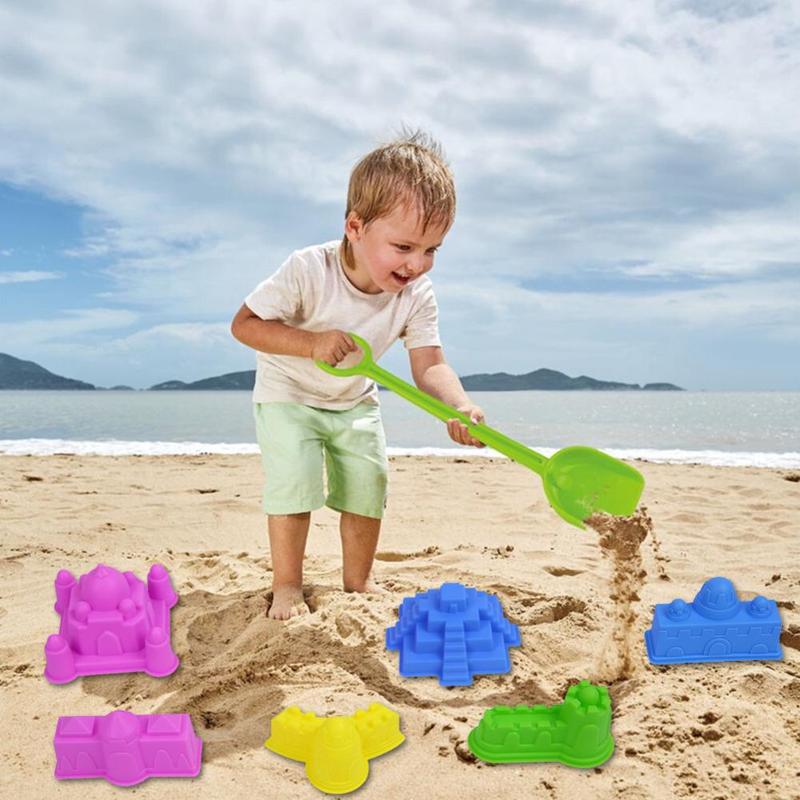Kinetic Sand Mold - 6pcs 해변 장난감 다양한 모래 놀이