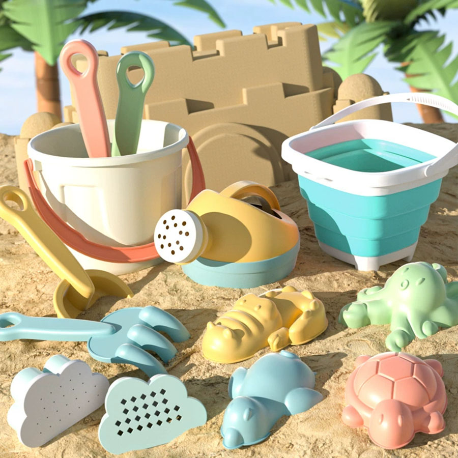 Kinetic Sand Mold - 해변 모래 장난감 - 아름다운 색상
