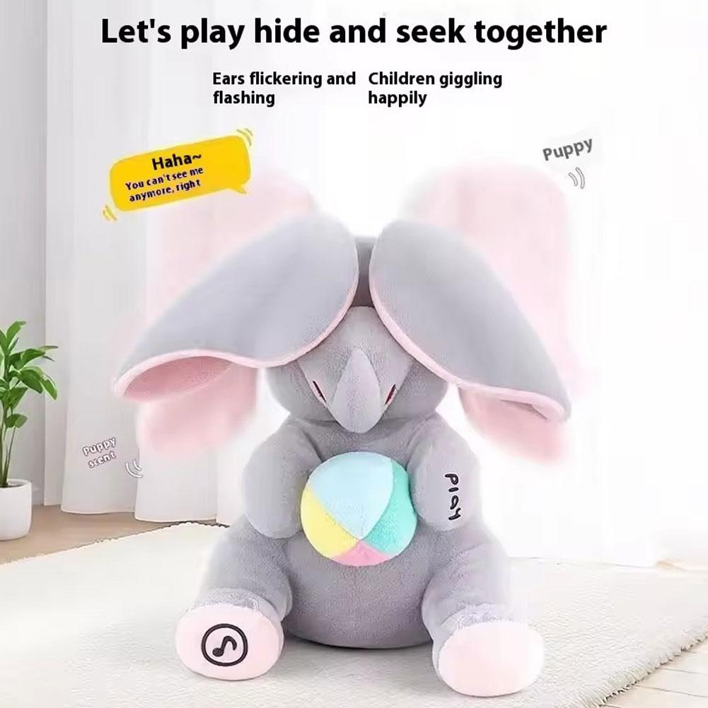 재미있는 숨바꼭질 코끼리 봉제 인형, 즐거운 노래와 함 - Kids Toys Elephant 리뷰 및 가격