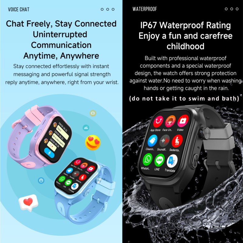 어린이용 4G 스마트워치, 2.0인치 HD 화면, 2+ - Kids Smartwatch Gps 리뷰 및 가격