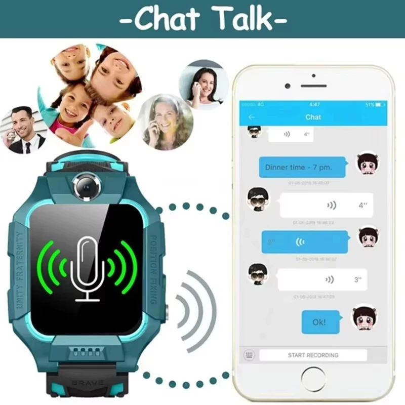 어린이용 스마트 워치 SOS 휴대폰 시계, SIM 카드 - Kids Smartwatch Gps 리뷰 및 가격