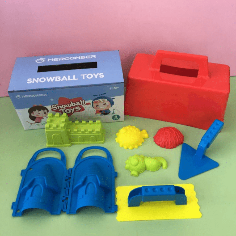 8개입 어린이 겨울 야외 눈놀이 세트 - 두꺼운 눈덩이 - Kinetic Sand Mold 리뷰 및 가격