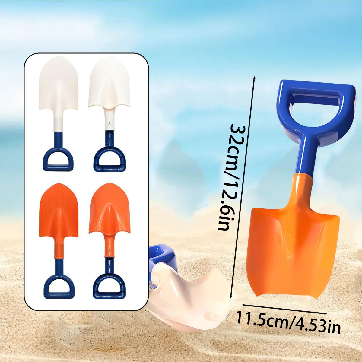 1/2PCS 어린이 해변 삽 또는 접는 양동이 아이 모 - Kinetic Sand Mold 리뷰 및 가격