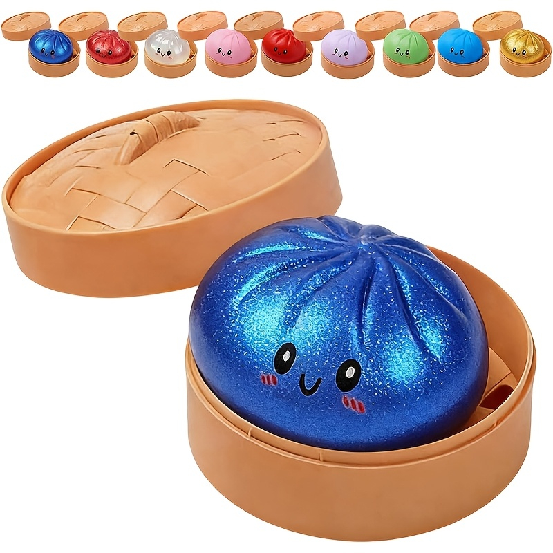 반짝이 덤플링 스퀴시 장난감 점보 바오 번 스트레스 볼 - Kids Toys Basket 리뷰 및 가격