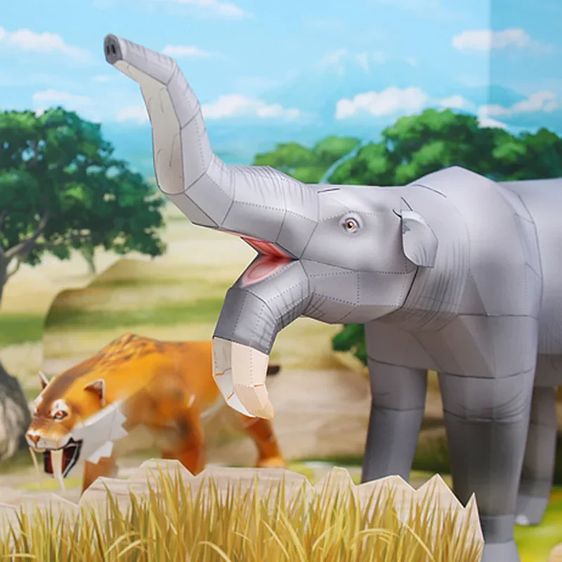 디노테리움 코끼리 종이접기 미니 3D 종이 모델 종이공 - Kids Toys Elephant 리뷰 및 가격