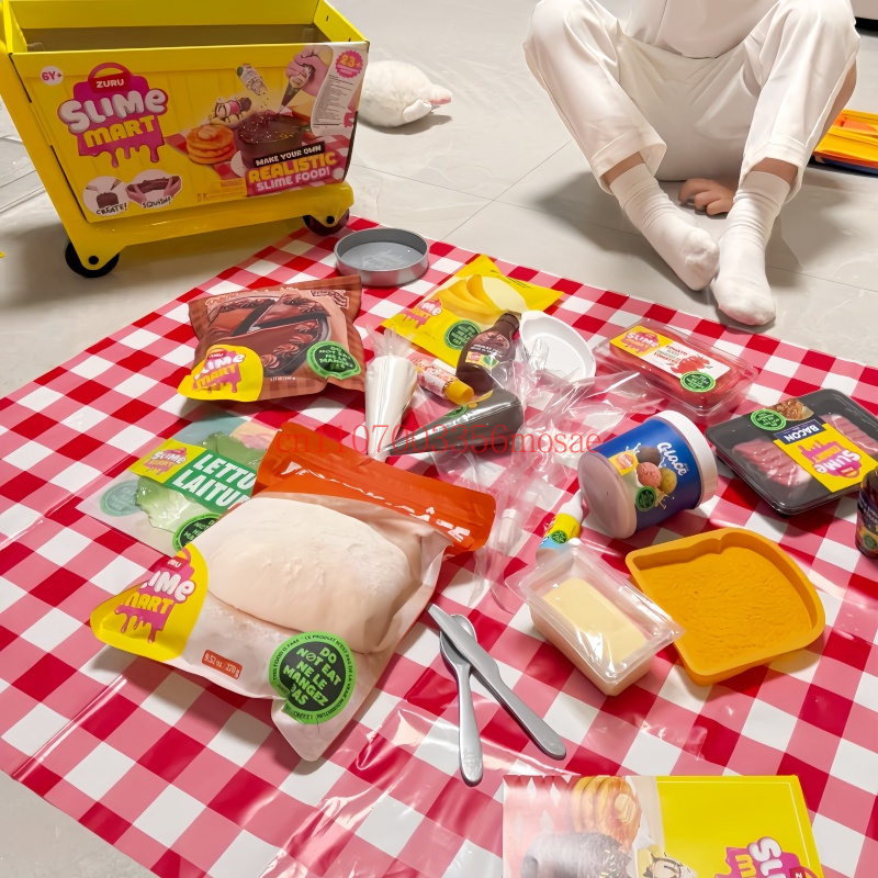 주루 슬라임 마트 블라인드 박스 햄버거 피자 시리즈 D - Slime Making Kit 리뷰 및 가격