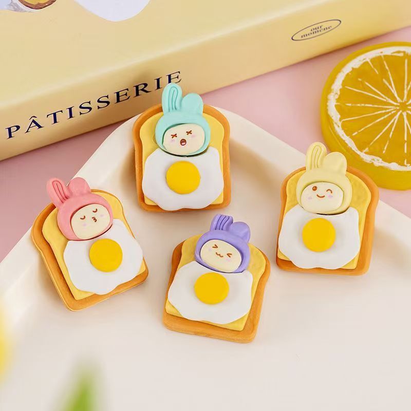 도매 36개 귀여운 토끼 토스트 모양 지우개 어린이용  - Kids Toys In Wholesale 리뷰 및 가격