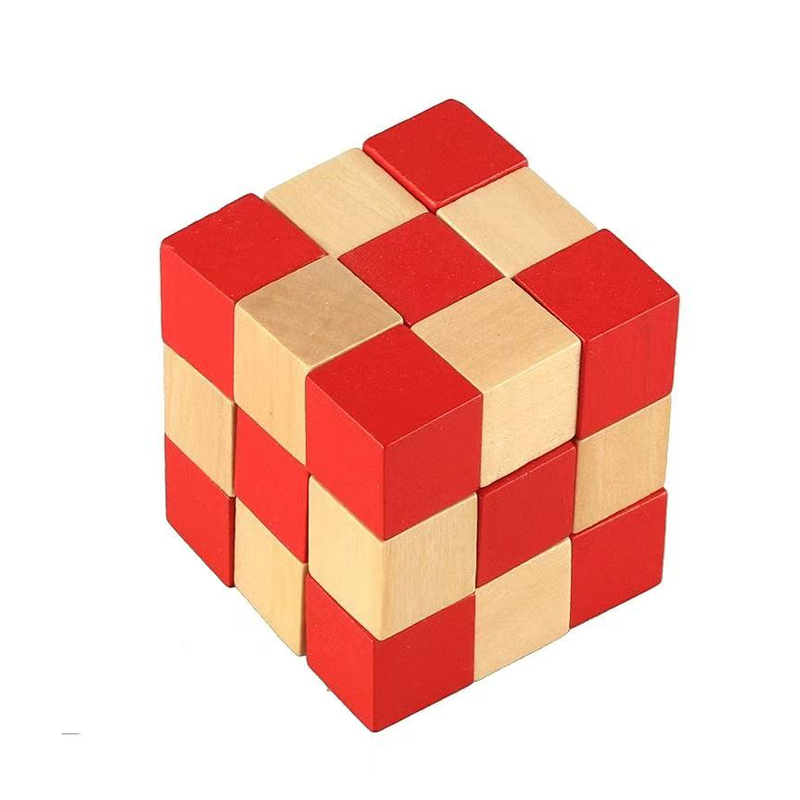 나무 뱀 큐브 퍼즐 IQ 논리 훈련 두뇌 자극 문제 해 - Wooden Puzzle Kids 리뷰 및 가격