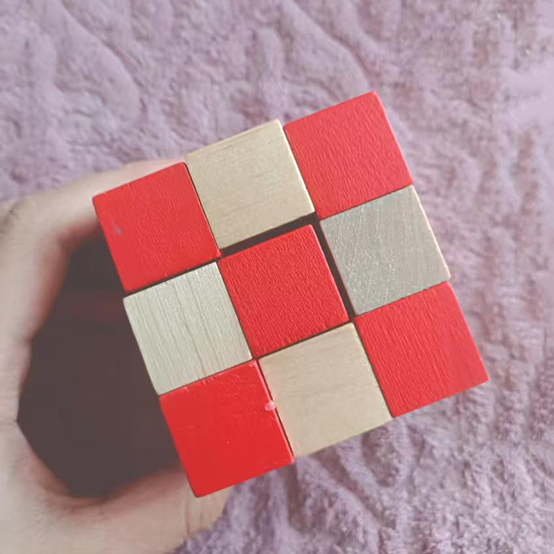 나무 뱀 큐브 퍼즐 IQ 논리 훈련 두뇌 자극 문제 해 - Wooden Puzzle Kids 리뷰 및 가격