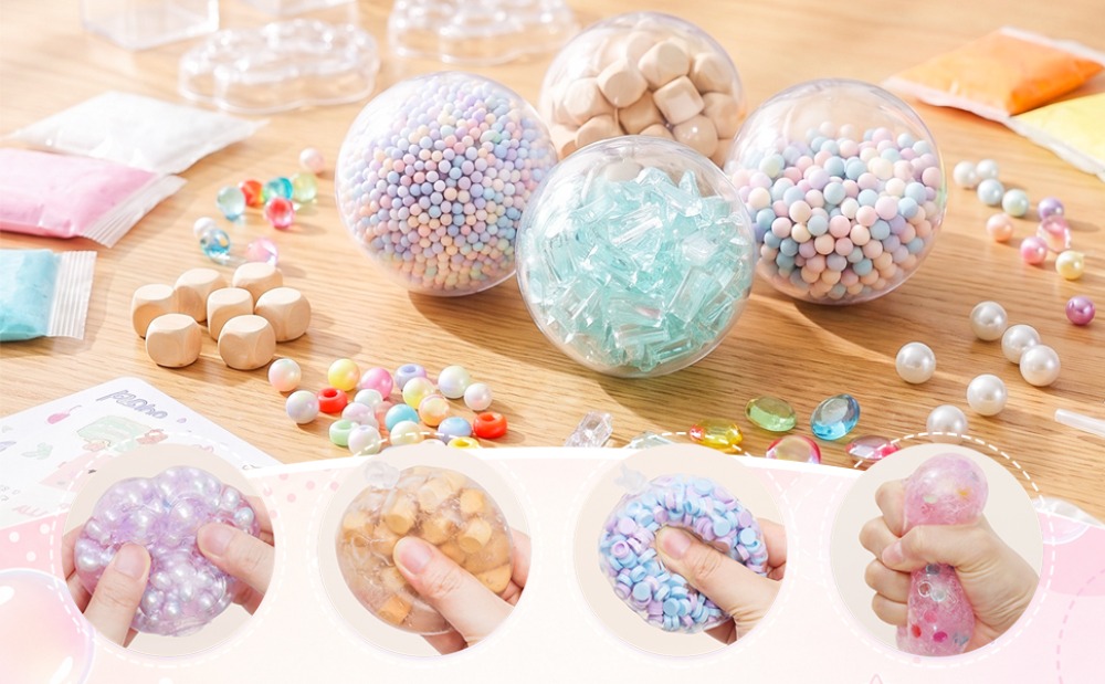 6cm 볼 스킨 DIY 스트레스 볼 만들기 키트 슬라임 - Slime Making Kit 리뷰 및 가격