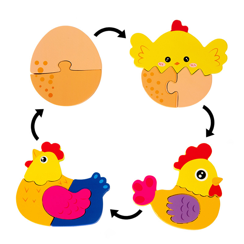 아기 장난감 나무 3D 퍼즐 장난감 라이프 사이클 퍼즐 - Kids Toys Cycle 리뷰 및 가격