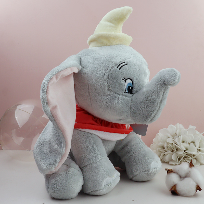 새로운 도착 성인용 덤보 플러시 장난감 30cm 회색  - Kids Toys Elephant 리뷰 및 가격