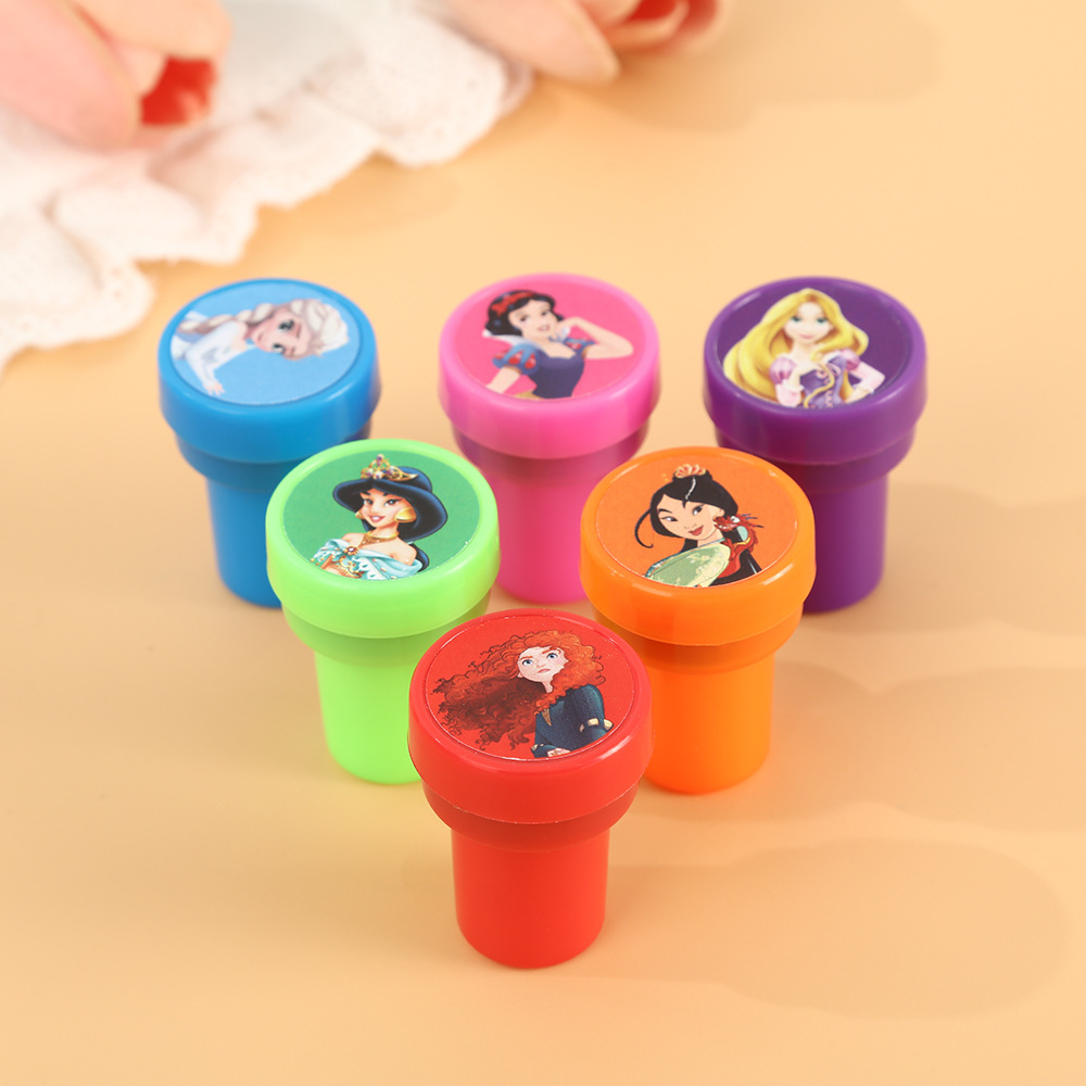 12PCS 공주 어린이 스탬프 만화 스탬프 애니메이션  - Kids Toys In Wholesale 리뷰 및 가격