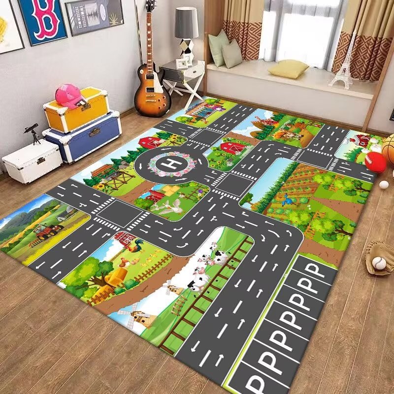 남아 여아용 자동차 놀이 매트, 고속도로 도시 교통 테 - Kids Toys In Wholesale 리뷰 및 가격