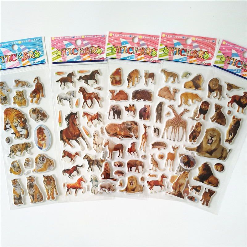 야생 동물 스타일 스티커 클래식 장난감 스크랩북인지 팬 - Kids Toys Elephant 리뷰 및 가격